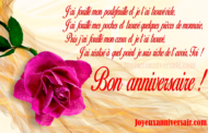 SMS anniversaire joyeux anniversaire